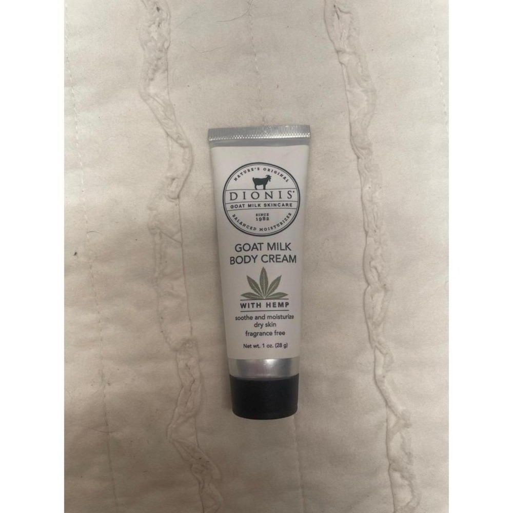 Dionis Goat Milk‎ Body Cream with Hemp 1oz NEW
